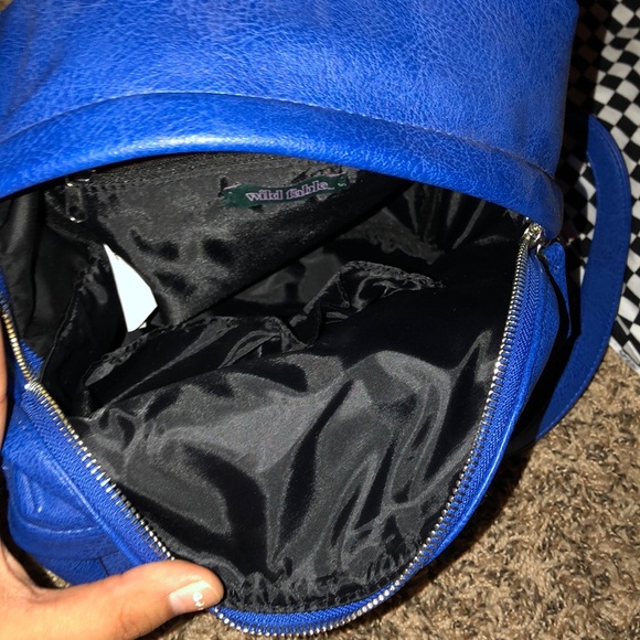 Mini blue backpack - Picture 3 of 4